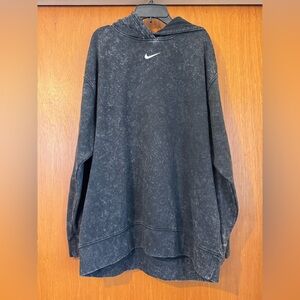 Nike Women’s acid wash black hoodie